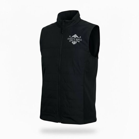 Port Authority Jackets & Blazers - Port Authority NWOT Amity Hall NYC Full Zip Mock Neck Puffer Vest Black Small